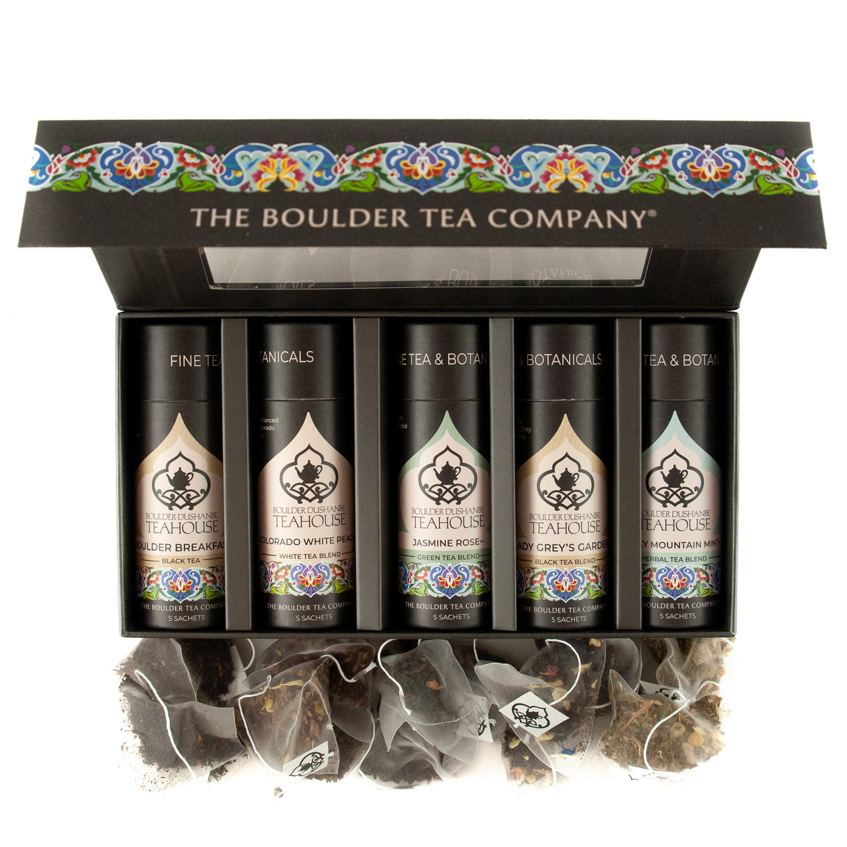 Bestselling Blends Sachet Tea Gift Set 5 Teas The Boulder Tea Company