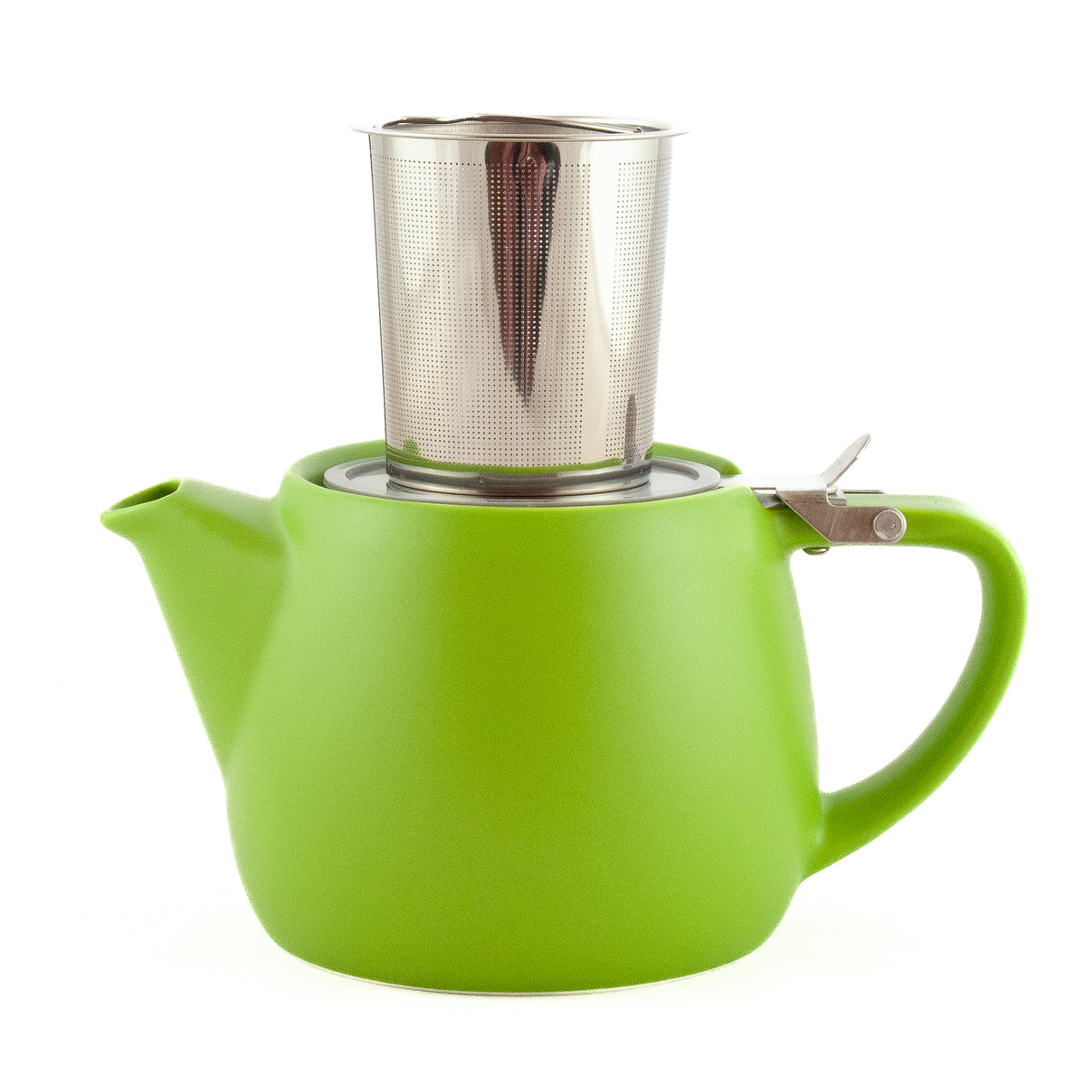 Stackable Colorful Porcelain Teapot Green The Boulder Tea Company