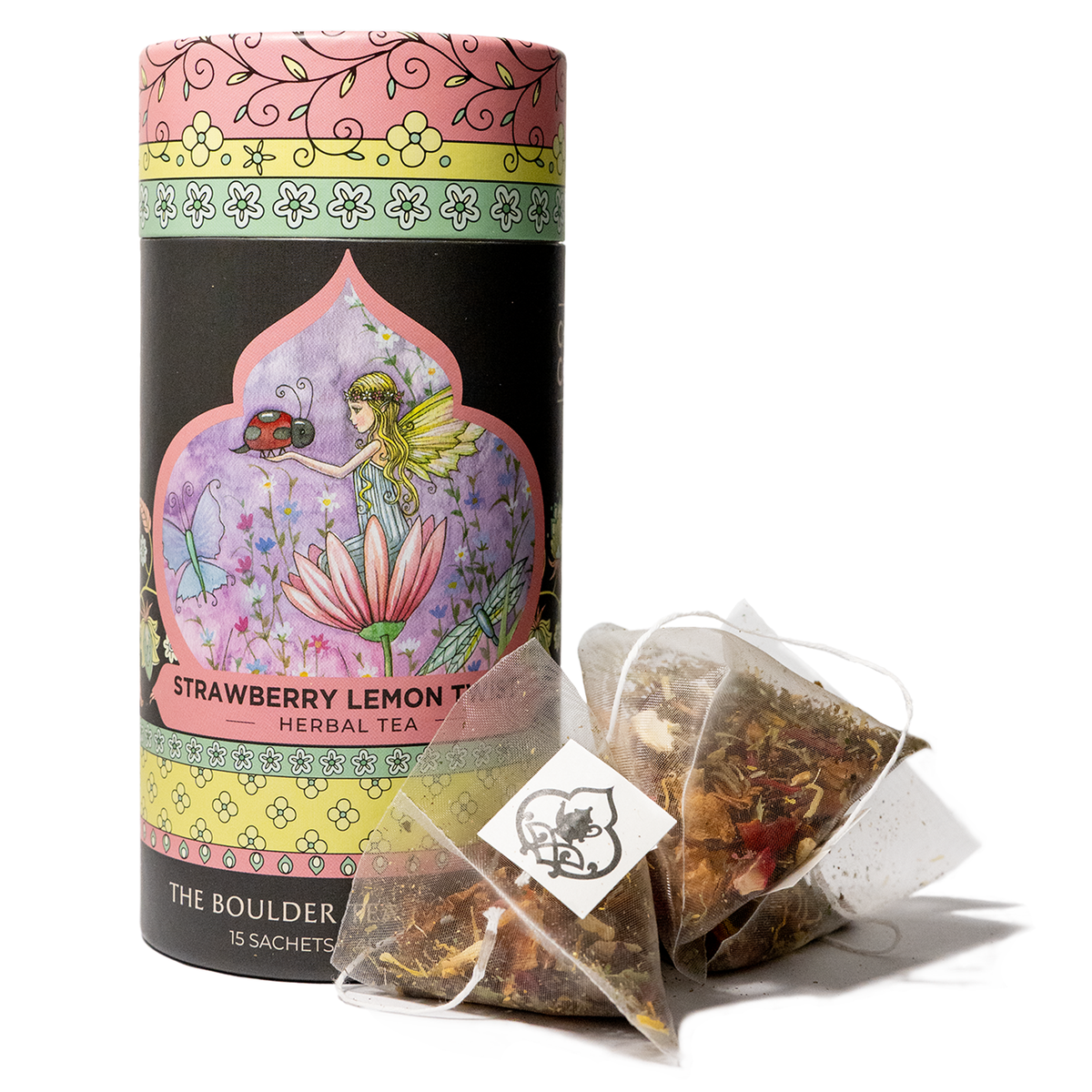 Strawberry Lemon Twist™ Herbal Tea - Sachets – The Boulder Tea Company