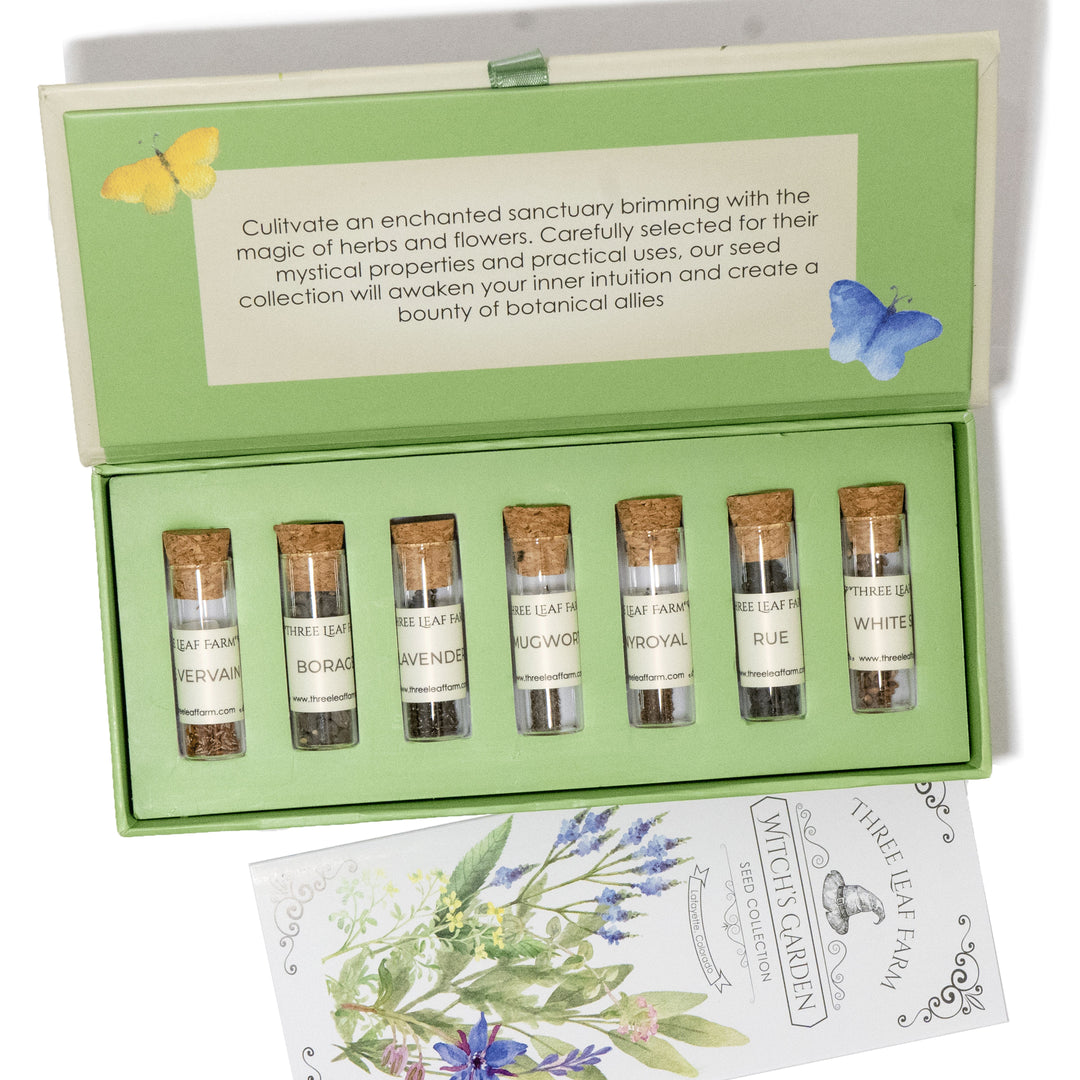 medicinal herb garden seed kits Witch's Garden Seed Kit – The Boulder Tea Company