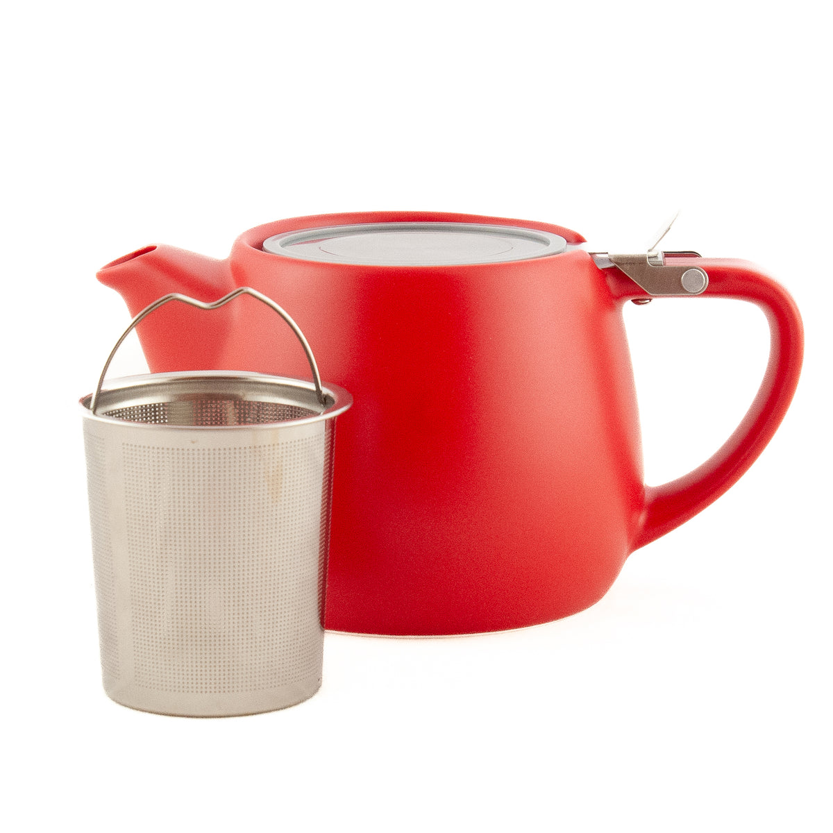Stackable Porcelain Teapot - Red – The Boulder Tea Company