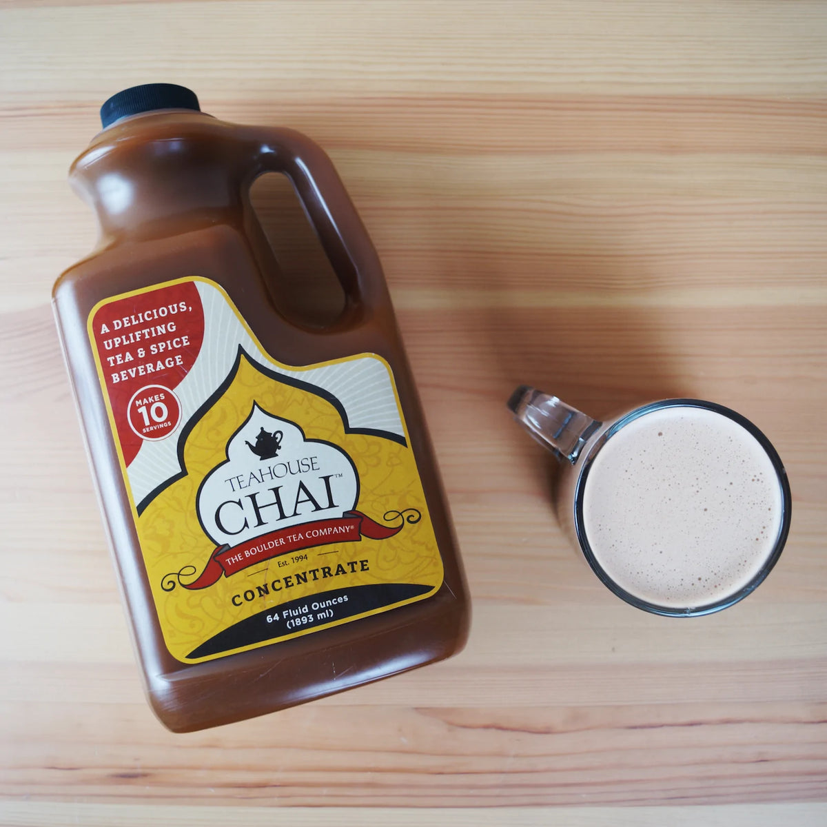 64 oz Teahouse Chai™ Bottle Wholesale The Boulder Tea Company