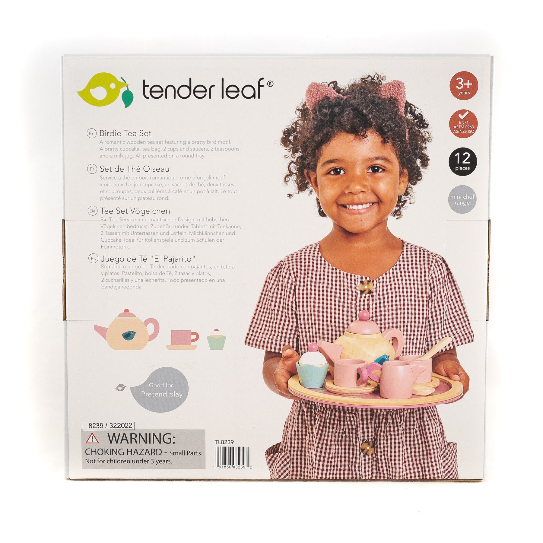 Tender Leaf Toys : dinette en bois birdie tea set