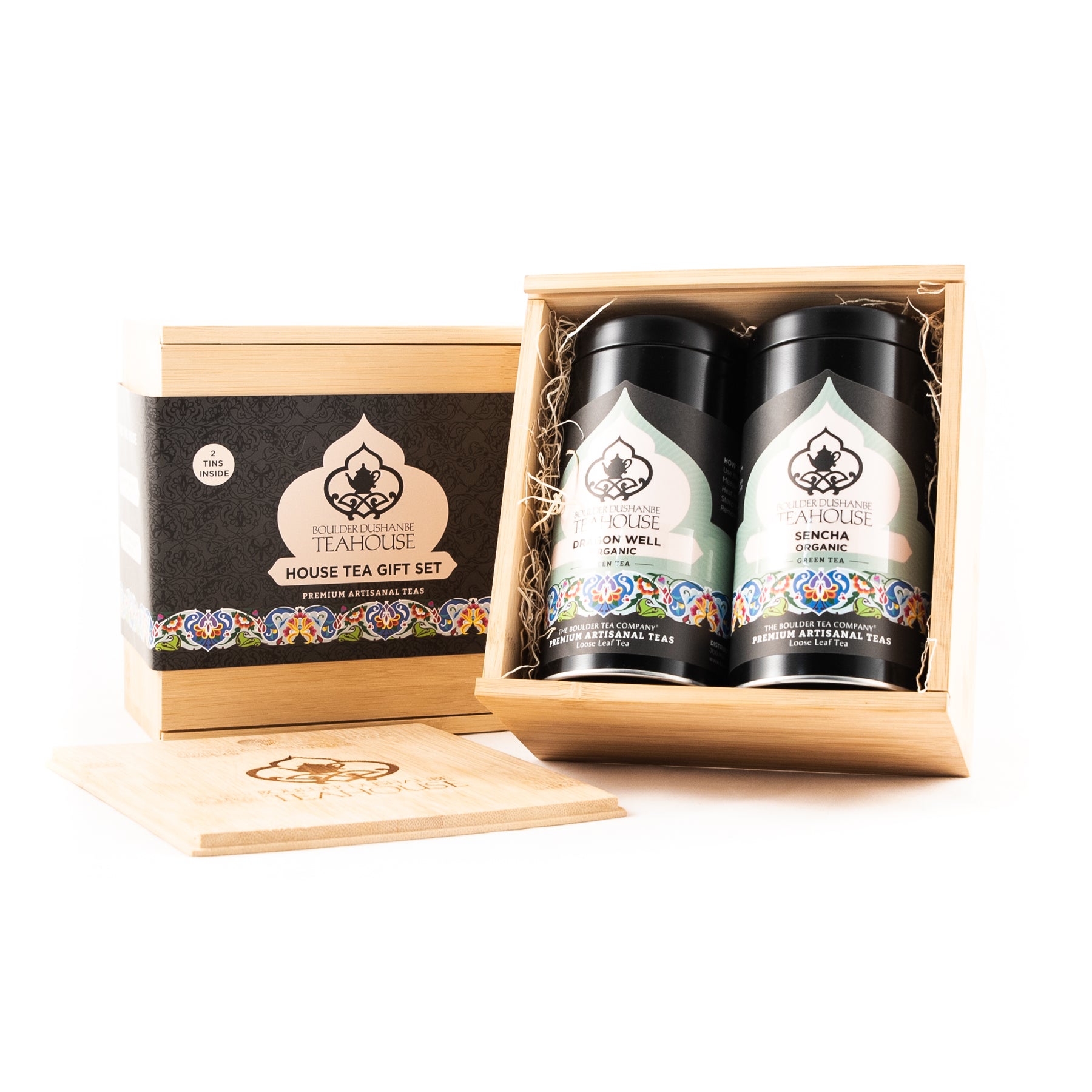 House Tea Gift Set Green Tea The Boulder Tea Company